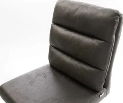 BarstuhlPela-Flex Vintage Anthrazit Kufengestell Edelstahl Sofort versandfertig