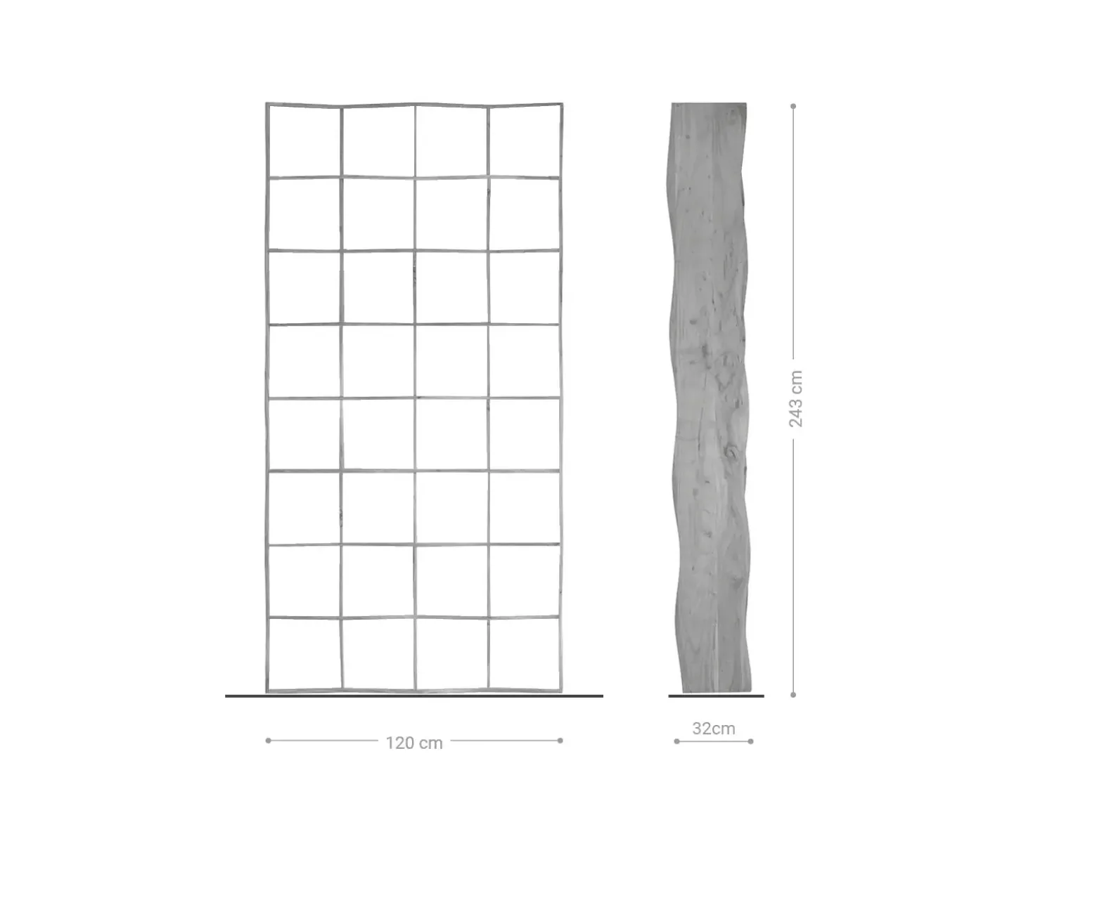 BücherregalLive-Edge 240x120 cm Akazie Natur Massivholz Sofort versandfertig