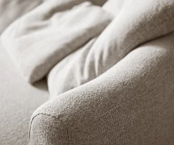 Big-SofaEdina 330x170 cm Webstoff Soft Beige Versandfertig ca. 25.09.26