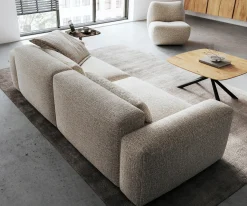 Big-SofaFreestyle Pure 280x110 cm Webstoff Soft Beige Versandfertig ca. 16.10.26