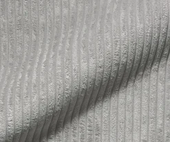 BoxspringbettDream-Well 120x200 cm Cord Silbergrau mit Taschenfederkernmatratze und Topper Visco Sofort versandfertig