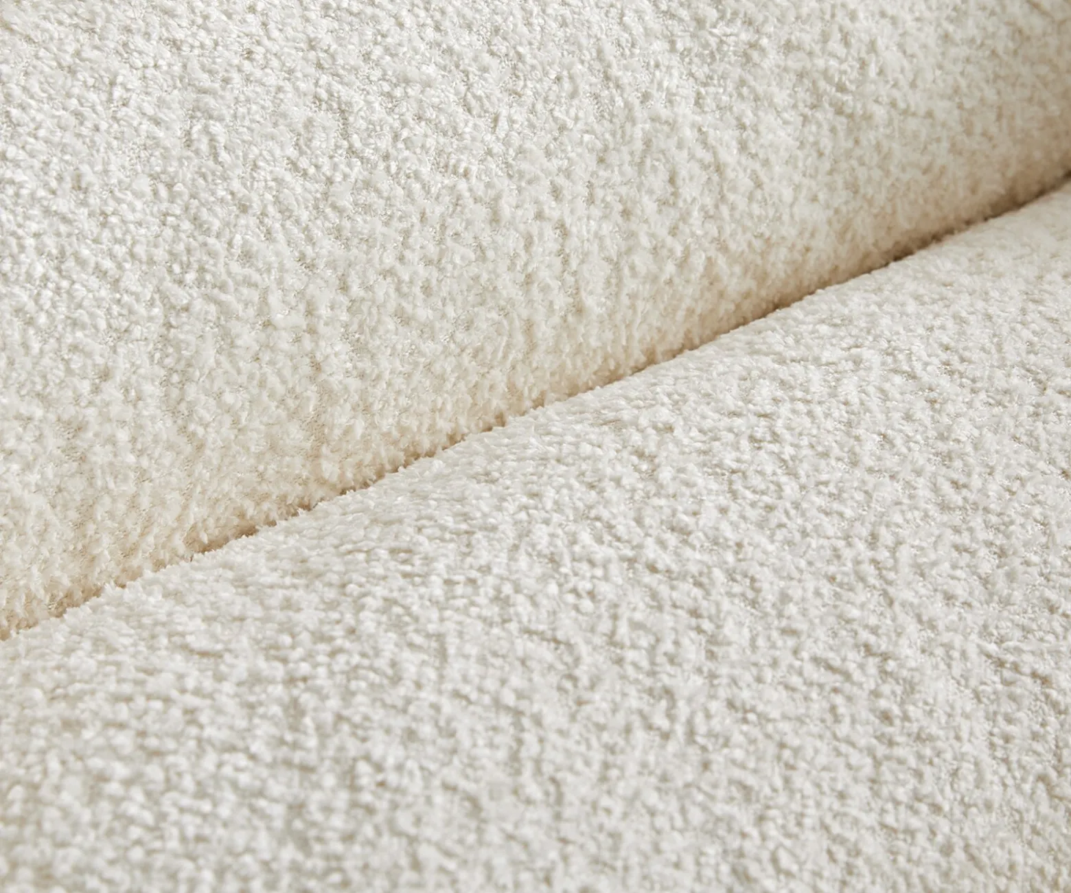 BoxspringgestellDream-Well 180x200 cm Bouclé Creme-Weiß Sofort versandfertig