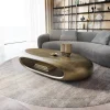CouchtischSinor 140x65 cm Metallic Gold Versandfertig ca. 25.09.26