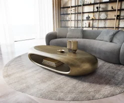 CouchtischSinor 140x65 cm Metallic Gold Versandfertig ca. 25.09.26