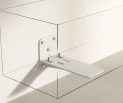 Design-LowboardStonegrace 240 cm Akazie Natur Schiefer 4 Türen schwebend Sofort versandfertig
