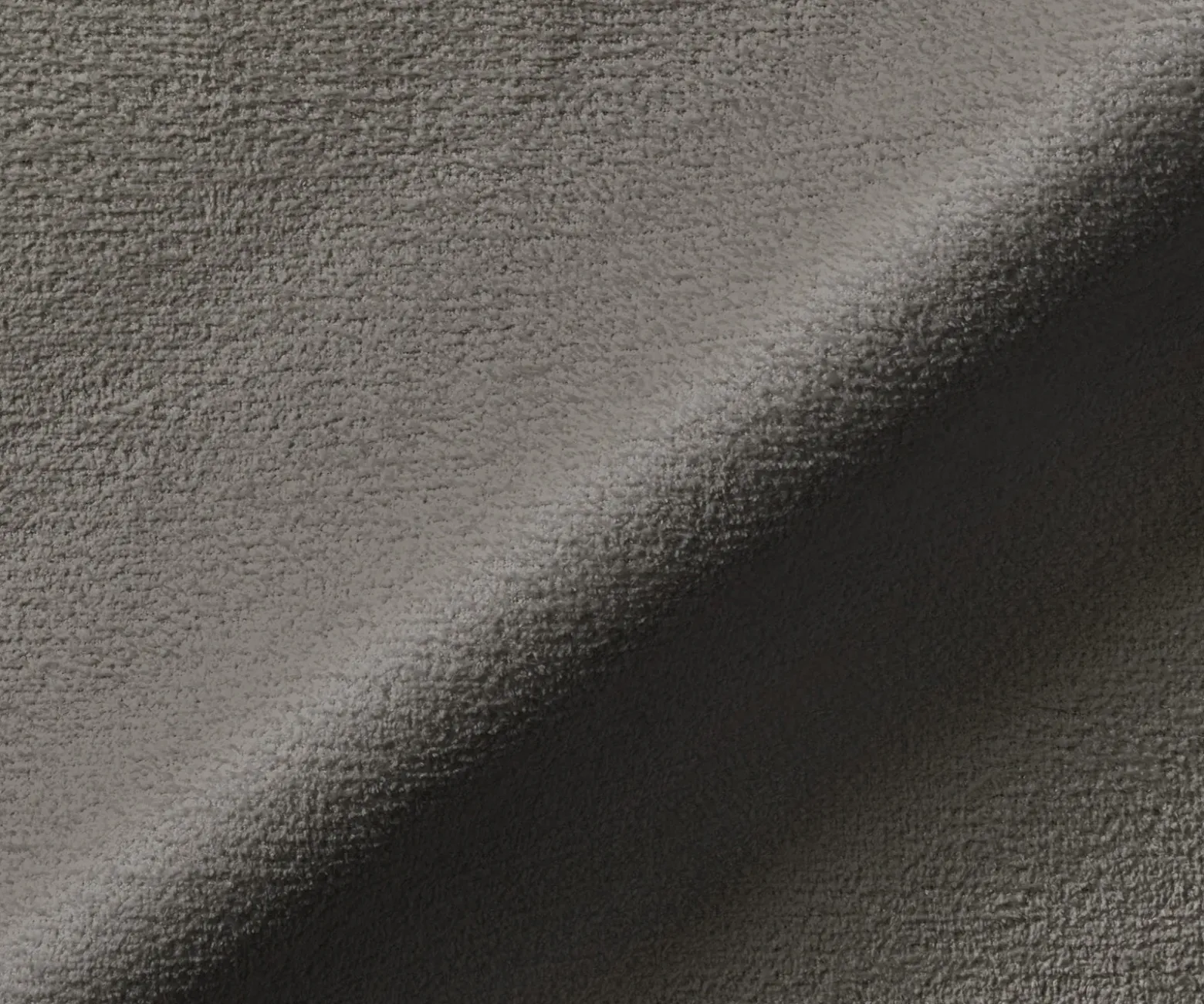 DrehstuhlAbelia-Flex mit Armlehnen Bouclé Soft Schlamm Fußkreuz Edelstahl 360° drehbar Wippfunktion Sofort versandfertig