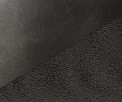 DrehstuhlAbelia-Flex mit Armlehnen Materialmix Schwarz Fußkreuz Edelstahl 360° drehbar Wippfunktion Sofort versandfertig