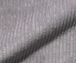 DrehstuhlCaja-Flex mit Armlehnen Cord Silbergrau Kreuzgestell breit Schwarz 360° drehbar Taschenfederkern Sofort versandfertig
