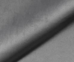 DrehstuhlJada-Flex Samt Grau Kreuzgestell breit Effektfinish Titan 360° drehbar Wippfunktion Taschenfederkern Sofort versandfertig
