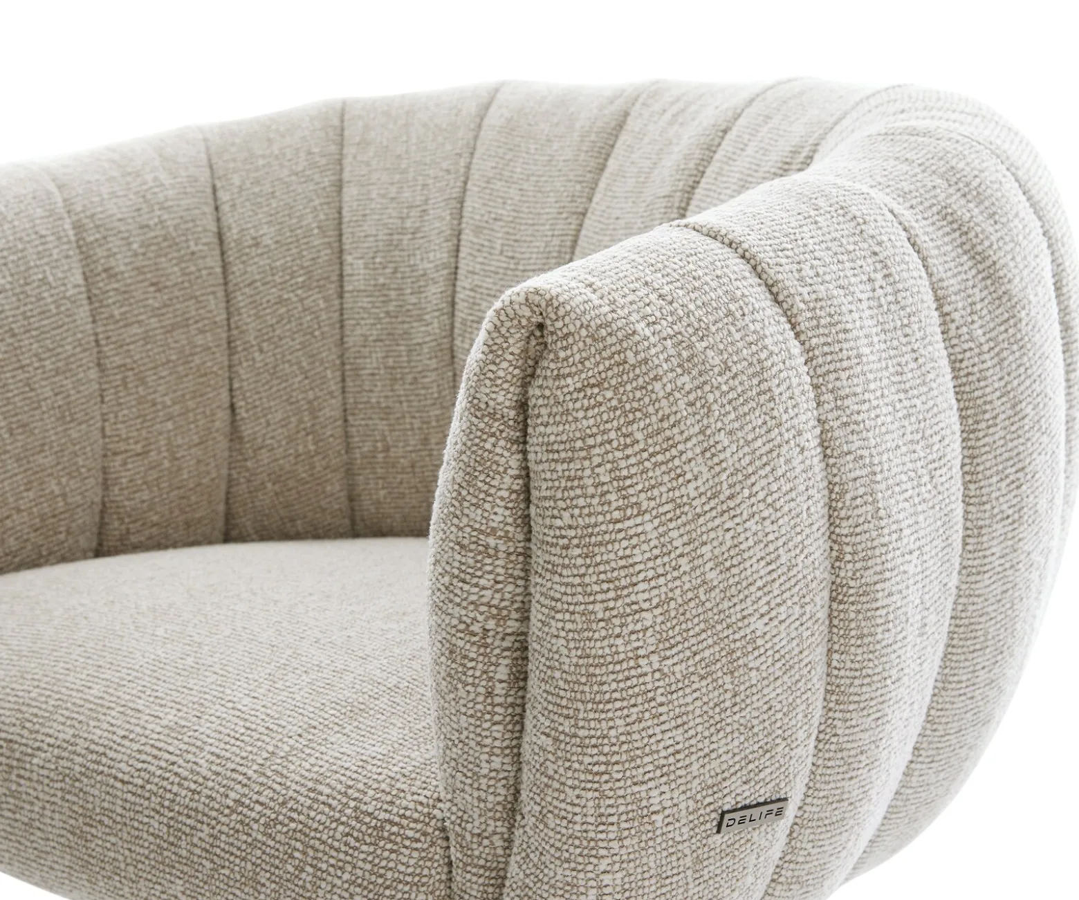 DrehstuhlJada-Flex Webstoff Soft Beige Fußkreuz Graphit 360° drehbar Wippfunktion Taschenfederkern Sofort versandfertig