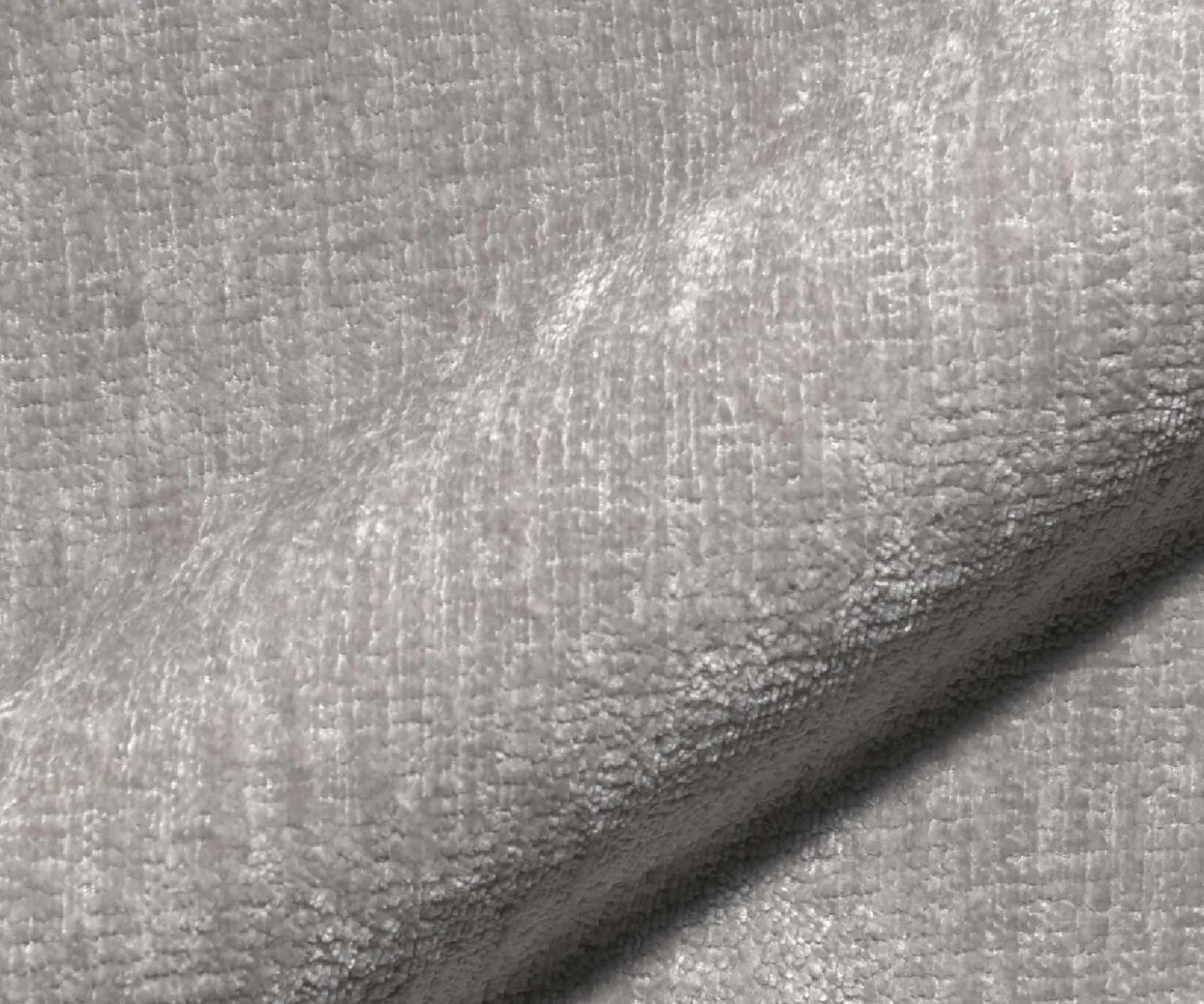 DrehstuhlJova-Flex mit Armlehnen Chenille Silbergrau Fußkreuz Edelstahl 360° drehbar Wippfunktion Taschenfederkern Sofort versandfertig
