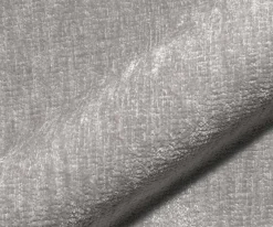 DrehstuhlJova-Flex mit Armlehnen Chenille Silbergrau Kreuzgestell breit Effektfinish Titan 360° drehbar Wippfunktion Taschenfederkern Sofort versandfertig