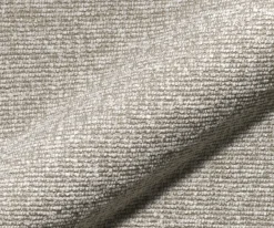 DrehstuhlKaira-Flex Webstoff Soft Beige Kreuzgestell kantig Edelstahl 180° drehbar Sofort versandfertig