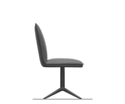 DrehstuhlLelio-Flex Bouclé Soft Beige Fußkreuz Graphit 360° drehbar Wippfunktion Taschenfederkern Sofort versandfertig
