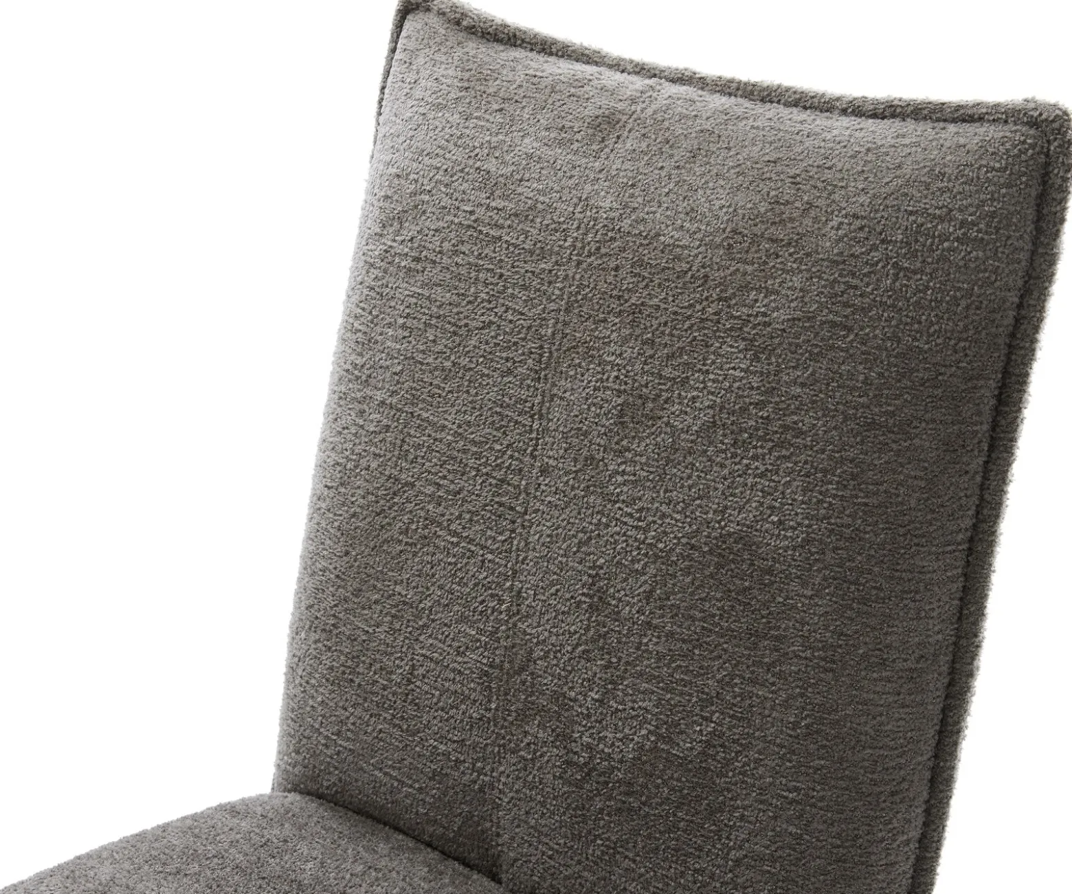 DrehstuhlLelio-Flex Bouclé Soft Schlamm Fußkreuz Schwarz 360° drehbar Wippfunktion Taschenfederkern Sofort versandfertig