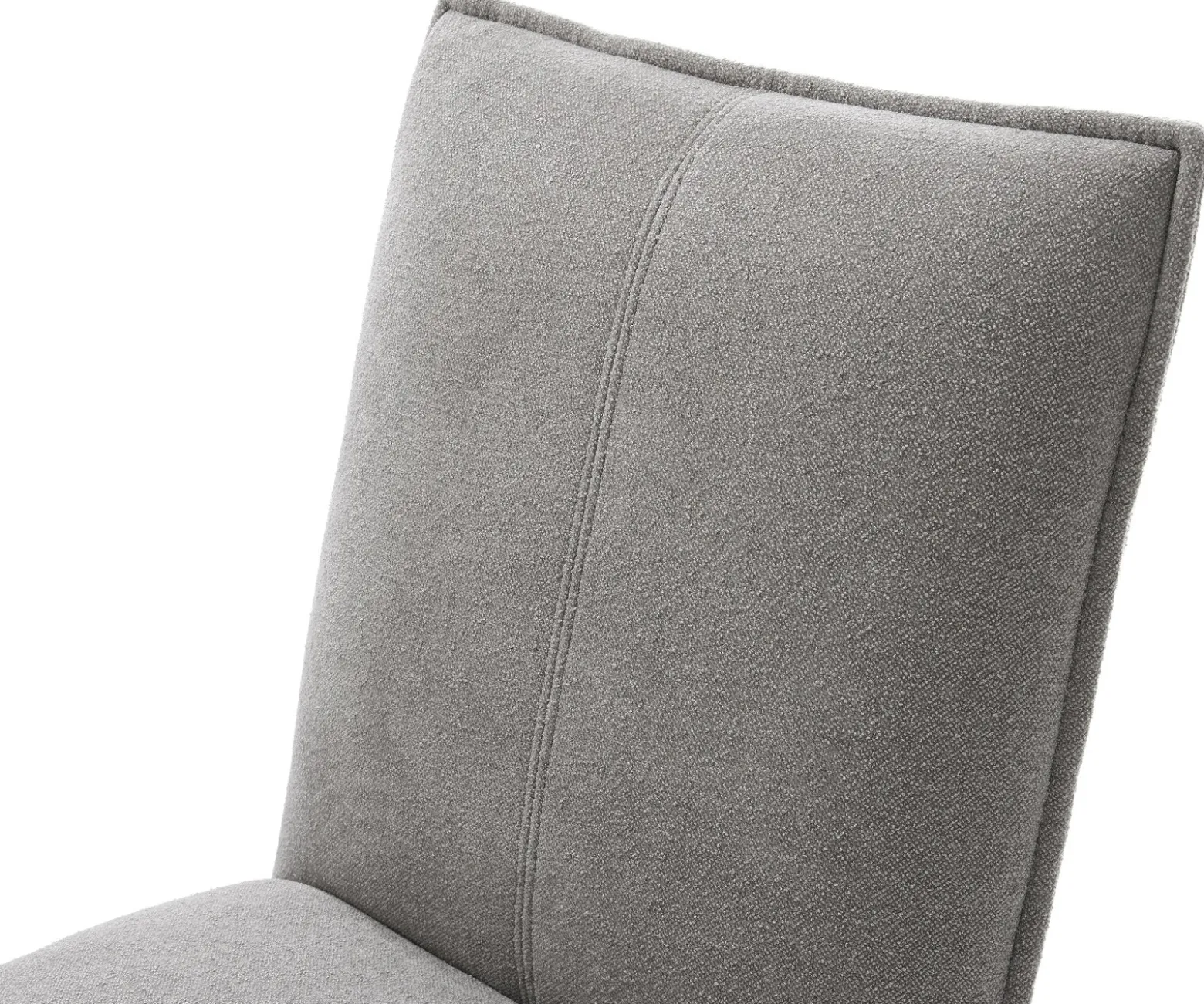 DrehstuhlLelio-Flex Strukturstoff Soft Grau Fußkreuz Graphit 360° drehbar Wippfunktion Taschenfederkern Sofort versandfertig