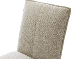 DrehstuhlLelio-Flex Webstoff Soft Beige Kreuzgestell breit Effektfinish Titan 360° drehbar Wippfunktion Taschenfederkern Sofort versandfertig