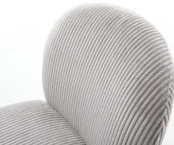 DrehstuhlNube-Flex Cord Silbergrau Kreuzgestell breit Edelstahl 360° drehbar Wippfunktion Taschenfederkern Sofort versandfertig