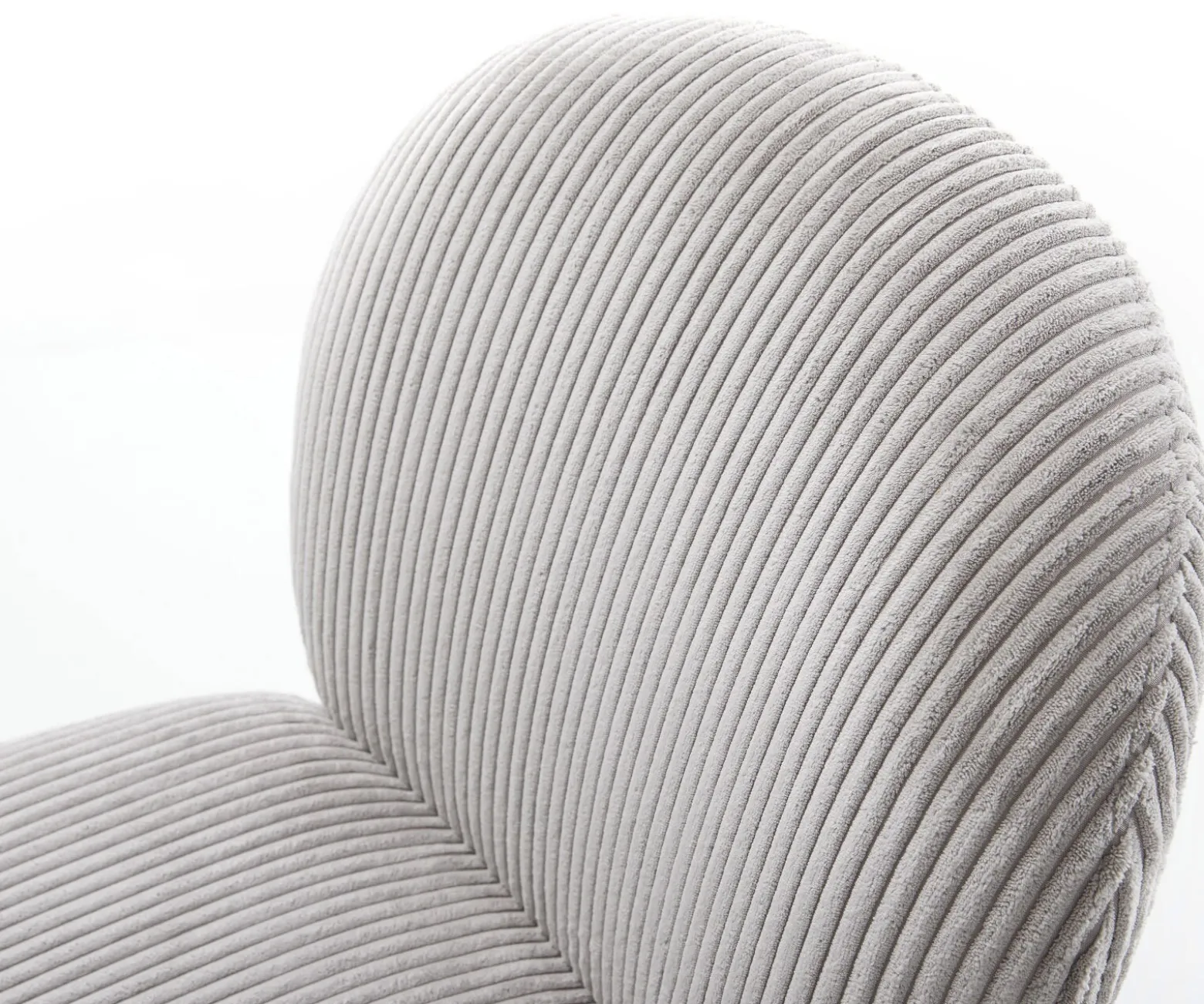 DrehstuhlNube-Flex Cord Silbergrau Kreuzgestell breit Edelstahl 360° drehbar Wippfunktion Taschenfederkern Sofort versandfertig