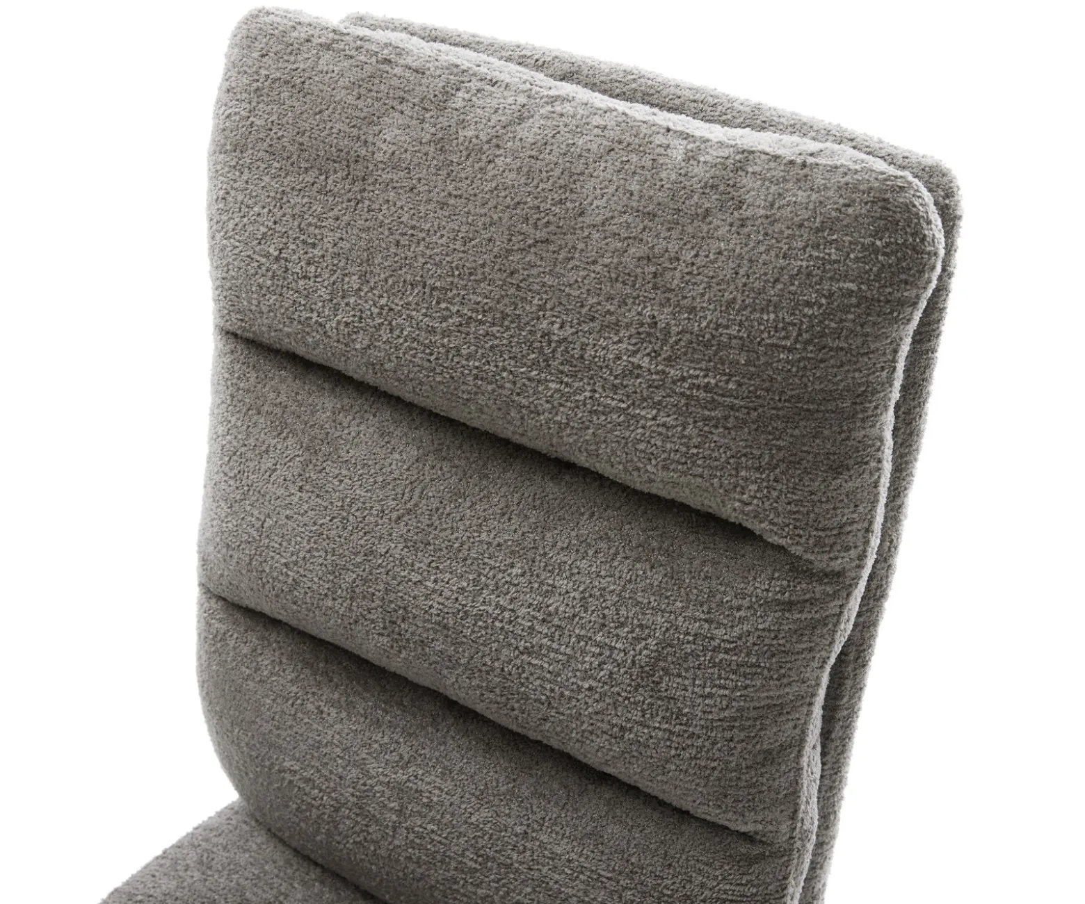 DrehstuhlPela-Flex Bouclé Soft Schlamm Holzgestell kantig Natur 360° drehbar Taschenfederkern Versandfertig ca. 28.10.26