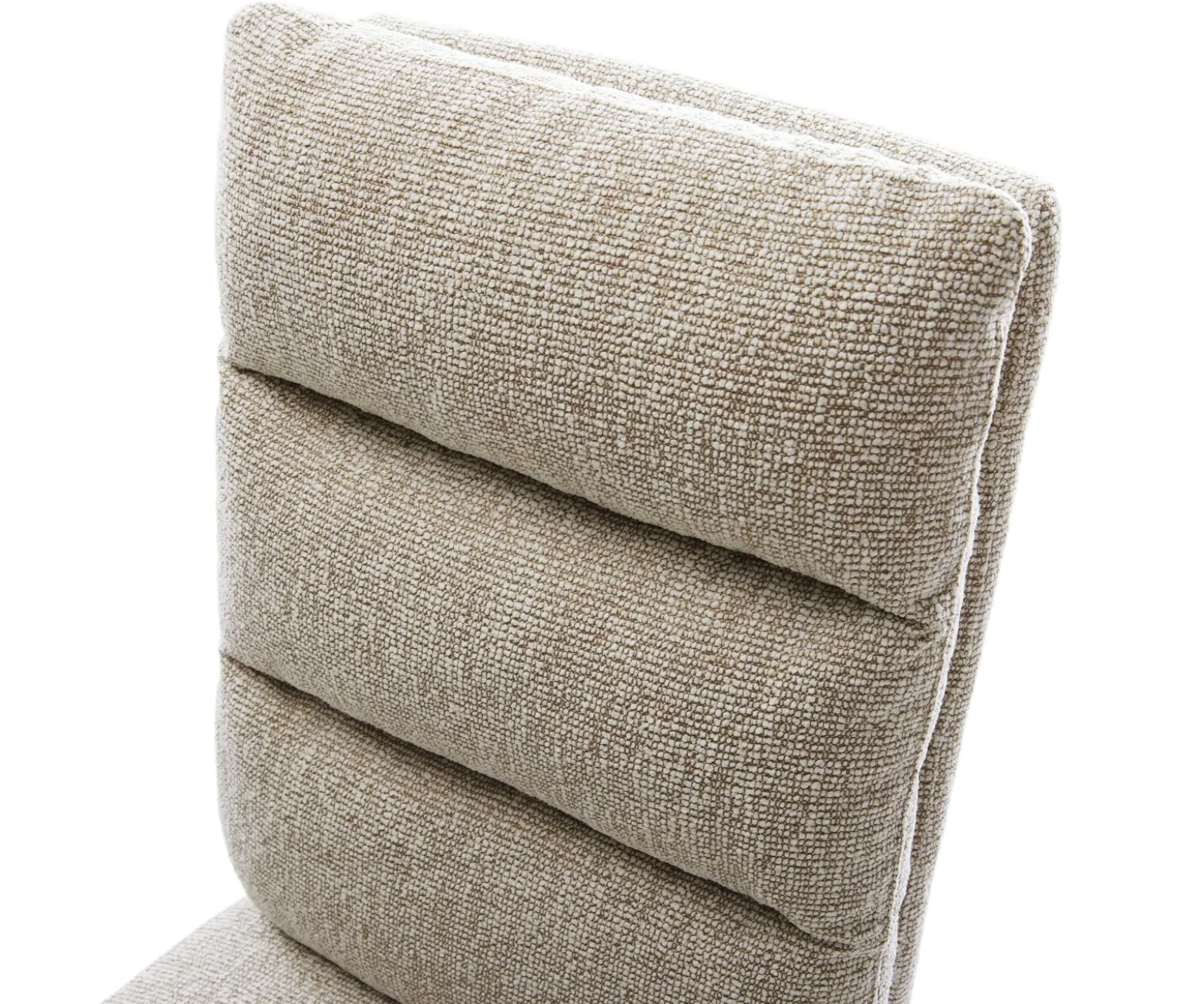 DrehstuhlPela-Flex Webstoff Soft Beige Holzgestell kantig Natur 360° drehbar Taschenfederkern Versandfertig ca. 28.10.26