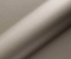 DrehstuhlVinka-Flex mit Armlehnen Echt-Leder Schlamm Kreuzgestell breit Schwarz 360° drehbar Taschenfederkern Sofort versandfertig