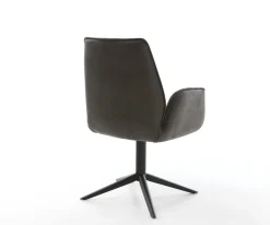 DrehstuhlZoa-Flex Materialmix Schwarz Fußkreuz Schwarz 360° drehbar Wippfunktion Taschenfederkern Sofort versandfertig