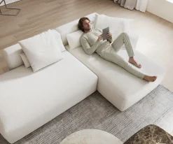 EcksofaFreestyle Pure 310x200 cm Bouclé Soft Beige Versandfertig ca. 03.09.26