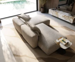 EcksofaFreestyle Pure 310x200 cm Webstoff Soft Beige Versandfertig ca. 07.11.26