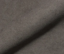 EcksofaLanzo 230x155 cm Mikrofaser Khakibraun Recamiere variabel mit Hocker Sofort versandfertig