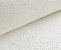EcksofaSirpio 230x155 cm Bouclé Creme-Weiß Recamiere variabel Sofort versandfertig