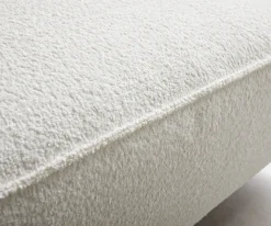 EcksofaSirpio 230x155 cm Bouclé Creme-Weiß Recamiere variabel Sofort versandfertig