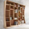 2er-Set-StandregalLive-Edge 240 cm Akazie Natur Sofort versandfertig