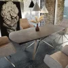 EsstischCarlow 130/200x95 cm Keramik Braun Edelstahl ausziehbar Sofort versandfertig