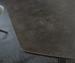 EsstischCarlow 130/200x95 cm Keramik Grau Metall ausziehbar Sofort versandfertig