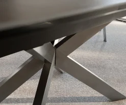 EsstischDaven 160/200x90 cm Keramik Braun Edelstahl ausziehbar Sofort versandfertig