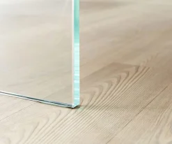 EsstischEdge 200x100 Akazie Braun Glas Live- Sofort versandfertig