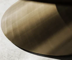 EsstischEdge 240x100 Akazie Natur Cono Metallic Gold Live- Sofort versandfertig