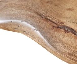 EsstischEdge 140x90 Akazie Natur Glas Live- Sofort versandfertig