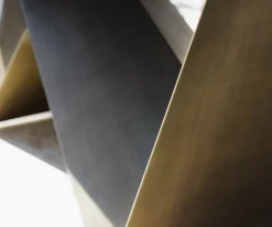 EsstischEdge 240x100 Akazie Natur Origami Metallic Gold Live- Versandfertig ca. 24.08.26