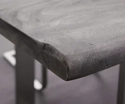 EsstischEdge 260x100 Akazie Platin Metall Schräg Live- Versandfertig ca. 07.11.26