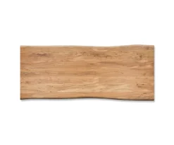 EsstischEdge 240x100cm Akazie Natur Edelstahl breit Live- Sofort versandfertig