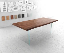EsstischEdge 200x100cm XL Akazie Braun Glas Live- Versandfertig ca. 06.11.26