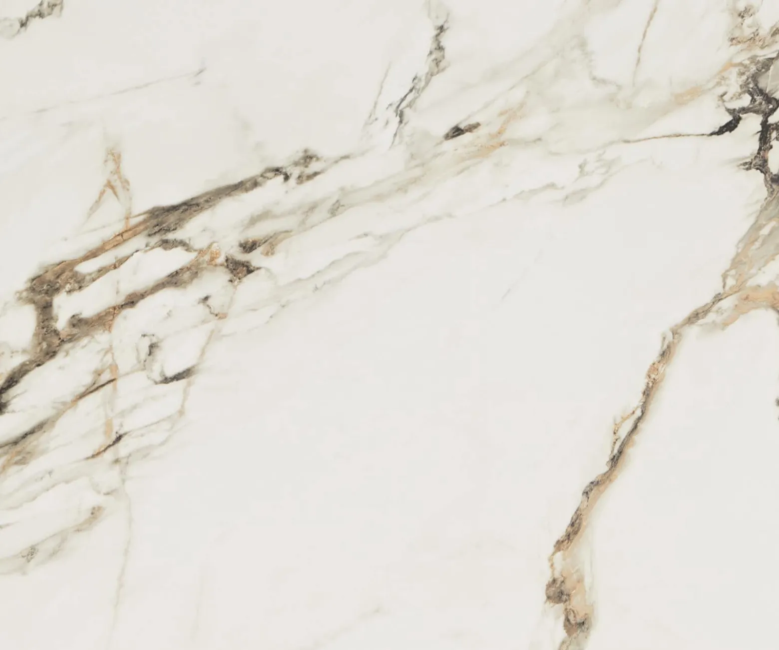 EsstischEdge 180-220x100 Keramik Calacatta Luxe Weiß-Gold-Grau Spider Flachstahl Edelstahl ausziehbar Sofort versandfertig