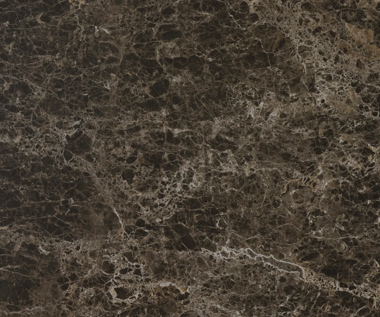 EsstischEdge 200-300x100 Keramik Emperador Extra Lucidato Dunkelbraun W-Gestell Effektfinish Titan ausziehbar Sofort versandfertig