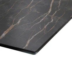 EsstischEdge 200-300x100 Keramik Laminam®Noir Desir Braun Spider Flachstahl Schwarz ausziehbar Sofort versandfertig