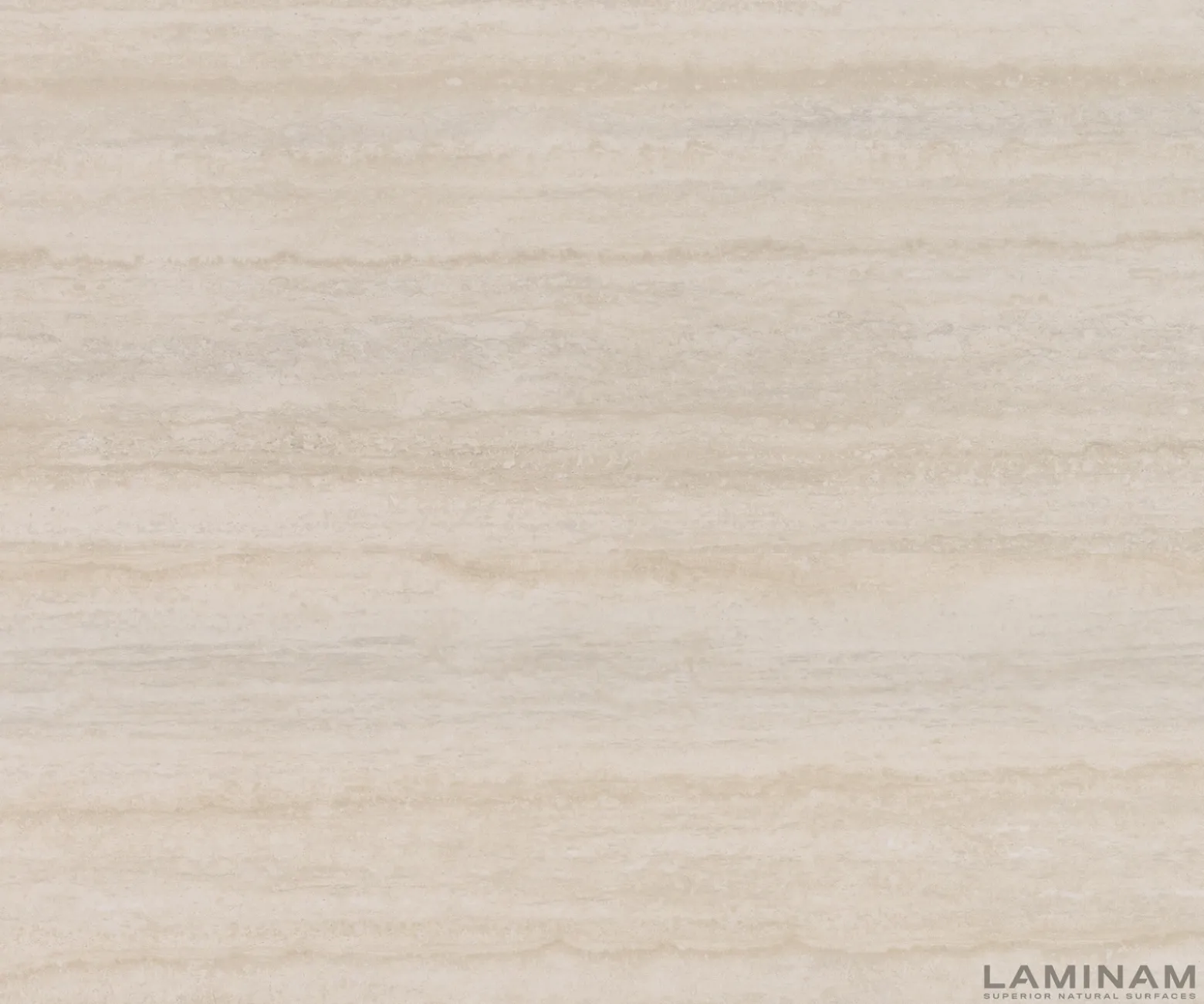 EsstischEdge 200-300x100 Keramik Laminam® Travertino Bianco Creme-Weiß W-Gestell Effektfinish Titan ausziehbar Sofort versandfertig