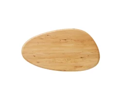 EsstischplatteEdge Oval 220x120x2,5 cm Eiche Natur Flow Sofort versandfertig