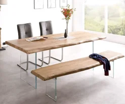 EsstischplatteEdge 200x100cm XL Akazie Natur Live- Sofort versandfertig