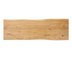 EsstischplatteEdge 300x100x4 cm Eiche Natur Live- Versandfertig ca. 02.12.26